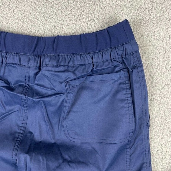 Cherokee Workwear Women's Small Navy Tapered Leg Drawstring Tall Scrubs Pants - Picture 15 of 16